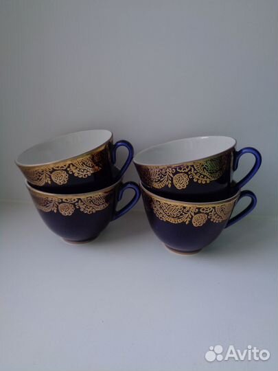 Чашки чайные лфз Кобальт СССР