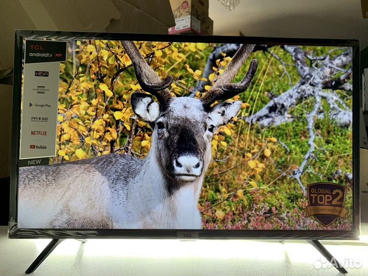 Premium телевизор 32 HDR10,300 Гц,Android(новый)