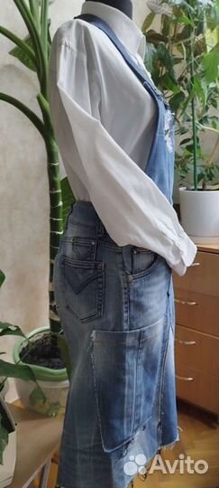 Джинсовый фартук