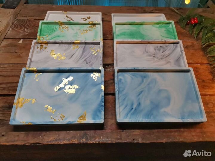 Поднос из гипса интерьерный