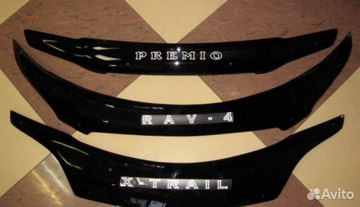 Дефлектора окон и отбойники капота