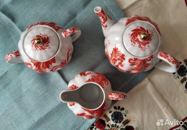 Сервиз чайный Жар-птица лфз СССР