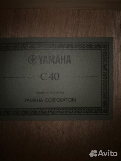 Гитара yamaha c40