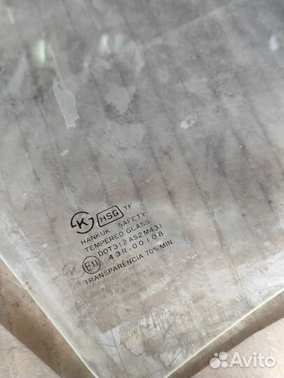 Стекло передней правой двери Daewoo Nexia