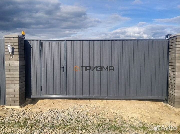 Автоматические откатные ворота