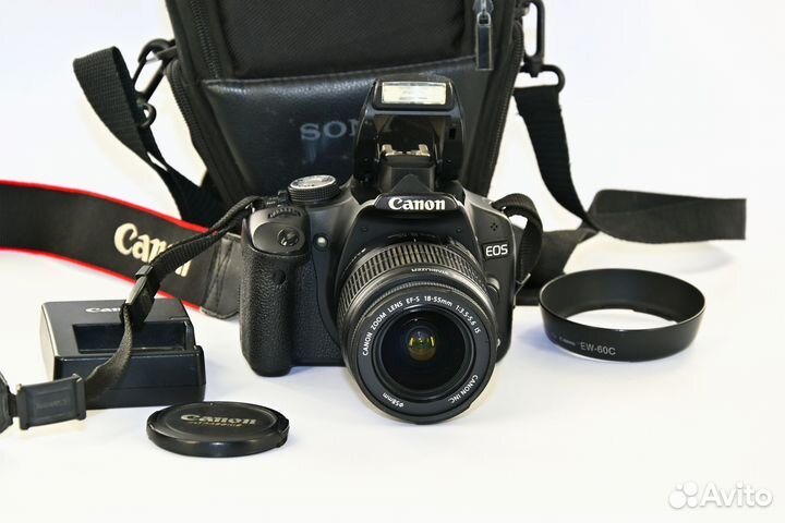 Canon EOS 500D/T1i 15.1MP зеркалка Kit 18-55