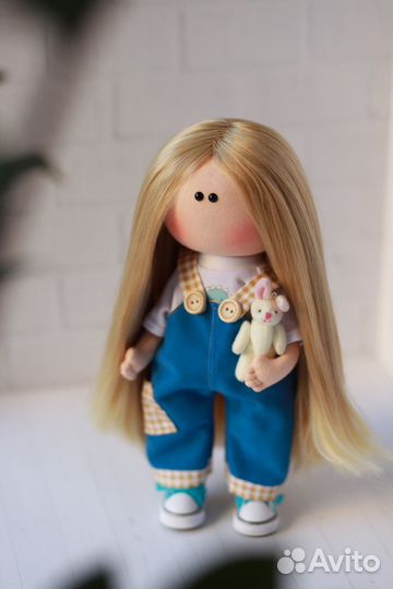 Кукла интерьерная текстильная