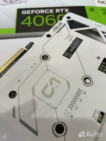 Rtx 4060 OC 8gb asus dual white