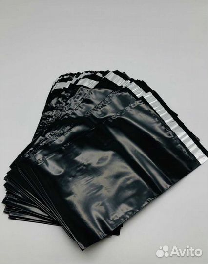 Курьерские пакеты черные 240 х 320 упаковка 100 шт