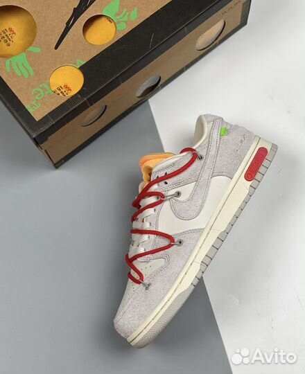 Кроссовки Nike Sb dunk low off white