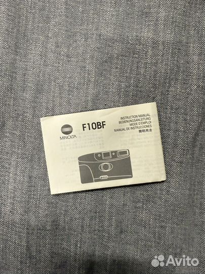 Пленочный фотоаппарат minolta