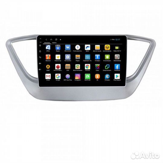 Штатная магнитола Parafar для Hyundai Solaris 9