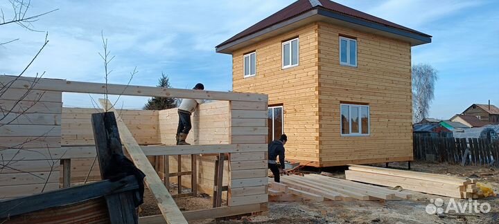 Строим дома,бани,гаражи, из бруса,из Газобетона
