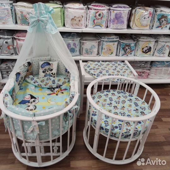 Набор постельного белья с бортиками