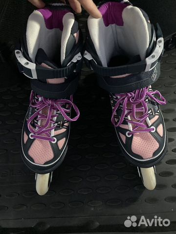 Роликовые коньки детские раздвижные 32-35размер