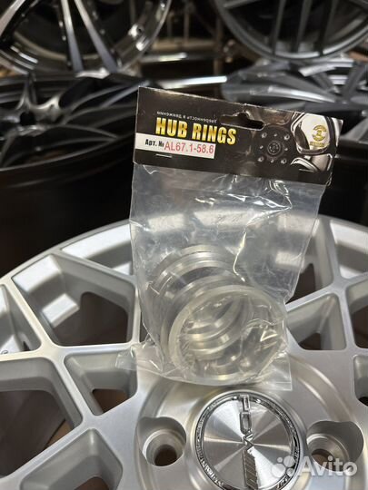 Центровочные кольца 67.1 - 58.6 Алюминий