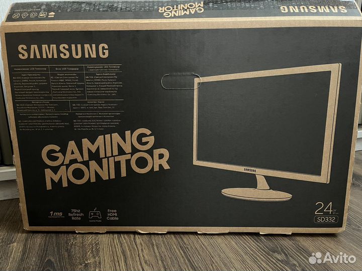 Монитор samsung s24d332h