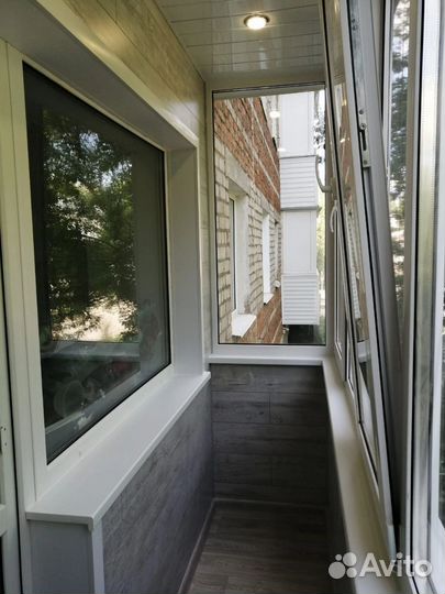 Теплое остекление балкона