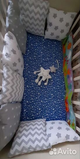 Бортики в детскую кроватку