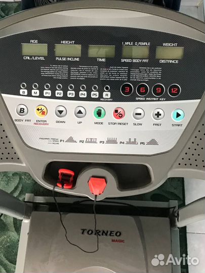 Беговая дорожка torneo magic