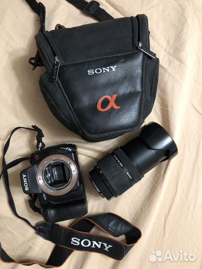 Зеркальный фотоаппарат sony alfa350