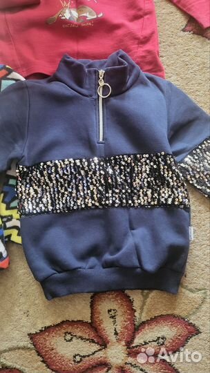 Детские вещи пакетом для девочек 104, 110