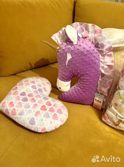 Подушка-единорог, наборы, в наличии