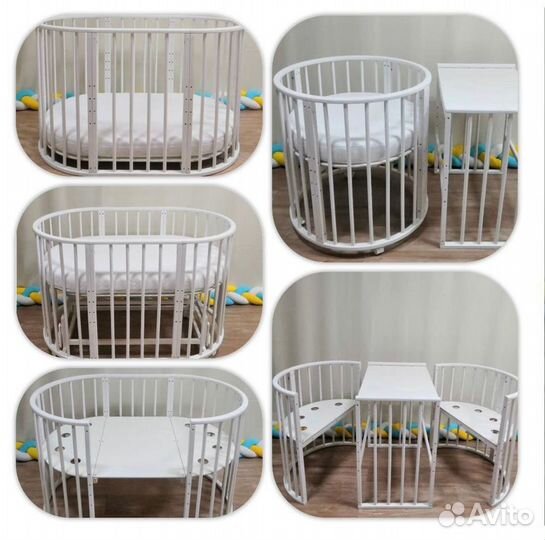 Кроватка детская с маятником