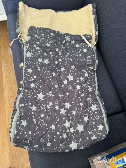 Конверт и комбинезон на выписку зимний