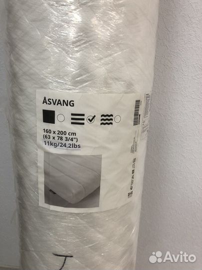 Матрас 160х200 икеа asvang