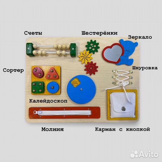 Бизиборд новый 30*40