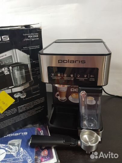 Кофеварка рожковая Polaris PCM 1541E