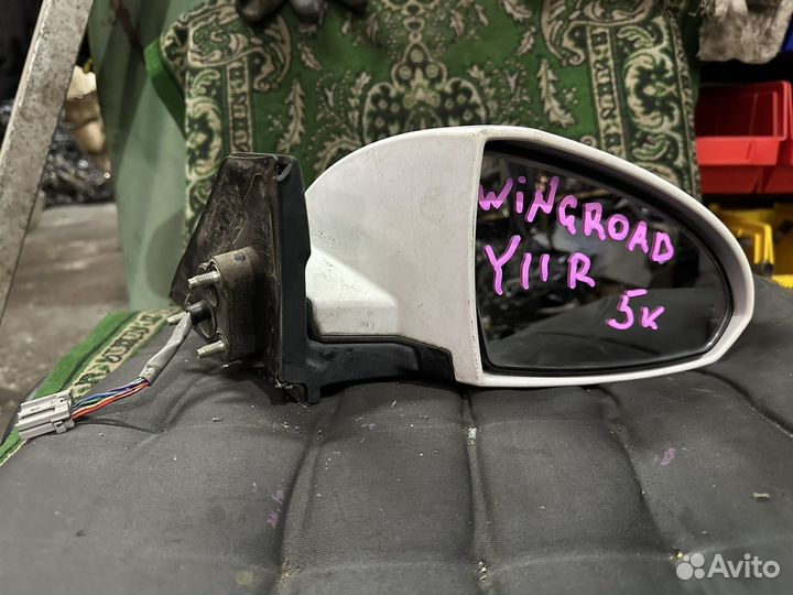 Зеркало правое Nissan Wingroad Y11