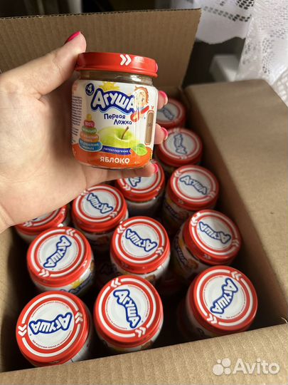 Детское фруктовое пюре агуша