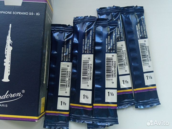 Трости для сопрано саксофона 1,5