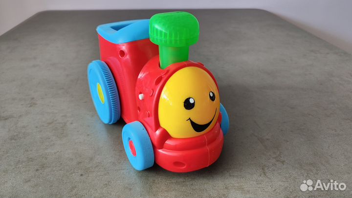 Паровозик Учёного Щенка от Fisher Price