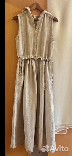 Платье и пиджак льняные
