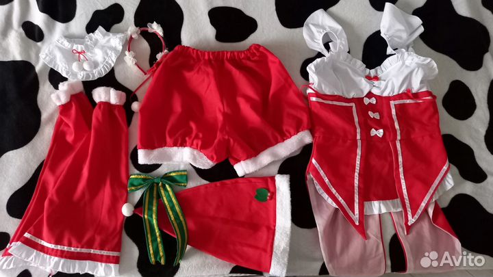Новогодний/Рождественский косплей на Рам/Рэм