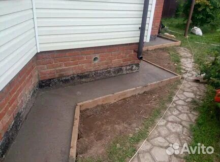 Фундамент, отмостка, бетонные работы