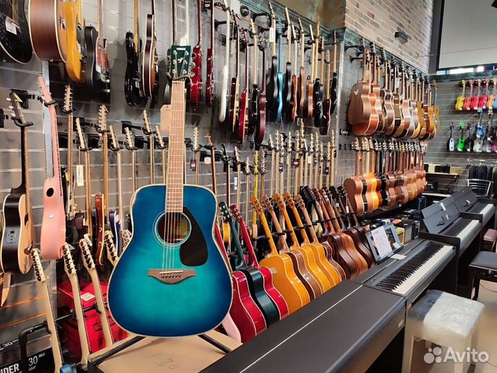 Гитара акустическая Yamaha FG820 Sunset Blue