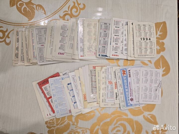 Карманные календарики СССР 100 шт