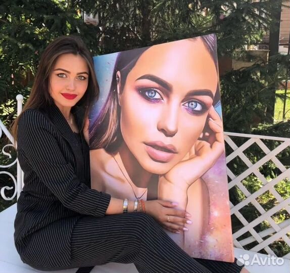 Портрет на холсте (любые размеры)