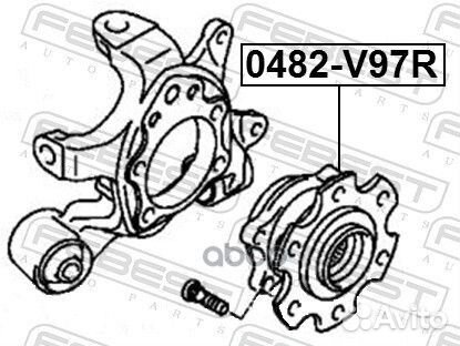 0482-V97R к-кт подшип.ступицы зад. Mitsubishi