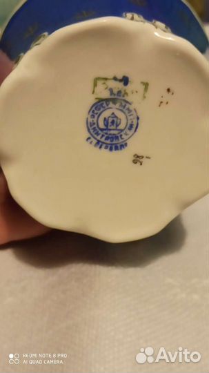 3 чайные чашки с блюдцами.Вербилки.1940 годы