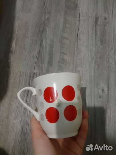 Кружка в горошек СССР
