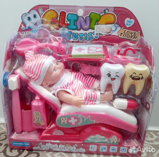 Набор стоматолога с куклой