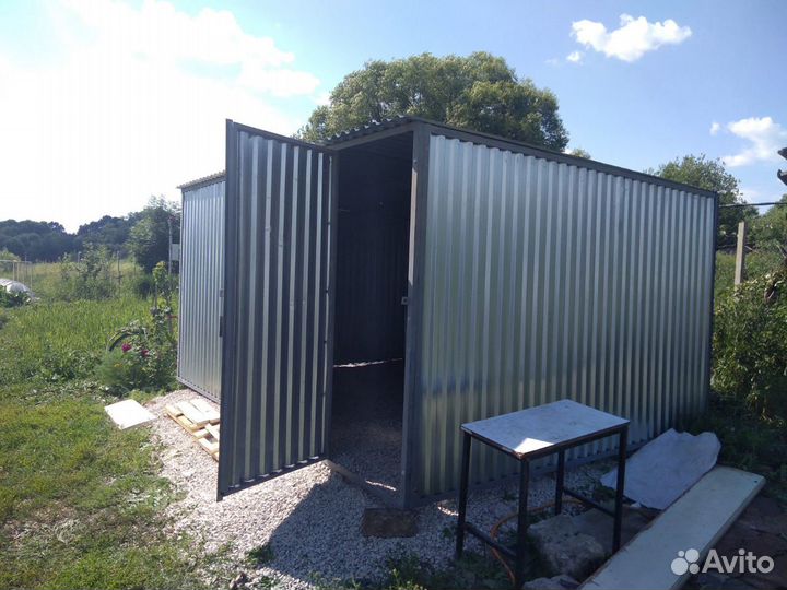 Гараж ракушка новый пенал хозблок