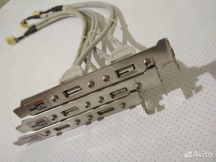 Планки на заднюю панель, 2xUSB 2.0