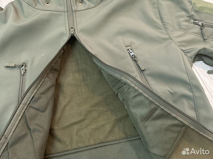 Тактический костюм softshell олива