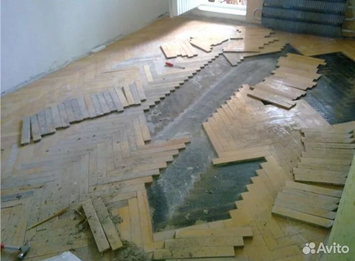 Циклевка и покрытие лаком